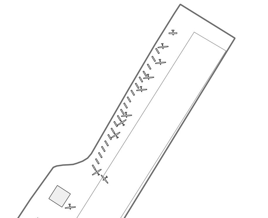 Drawing of Trailer Parking